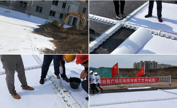濮陽(yáng)排水板 濮陽(yáng)防護虹吸排水收集系統